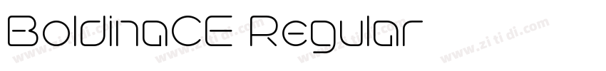 BoldinaCE Regular字体转换